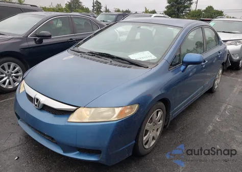 2009 Honda Civic Lx from USA, damaged, VIN 2HGFA16589H366508